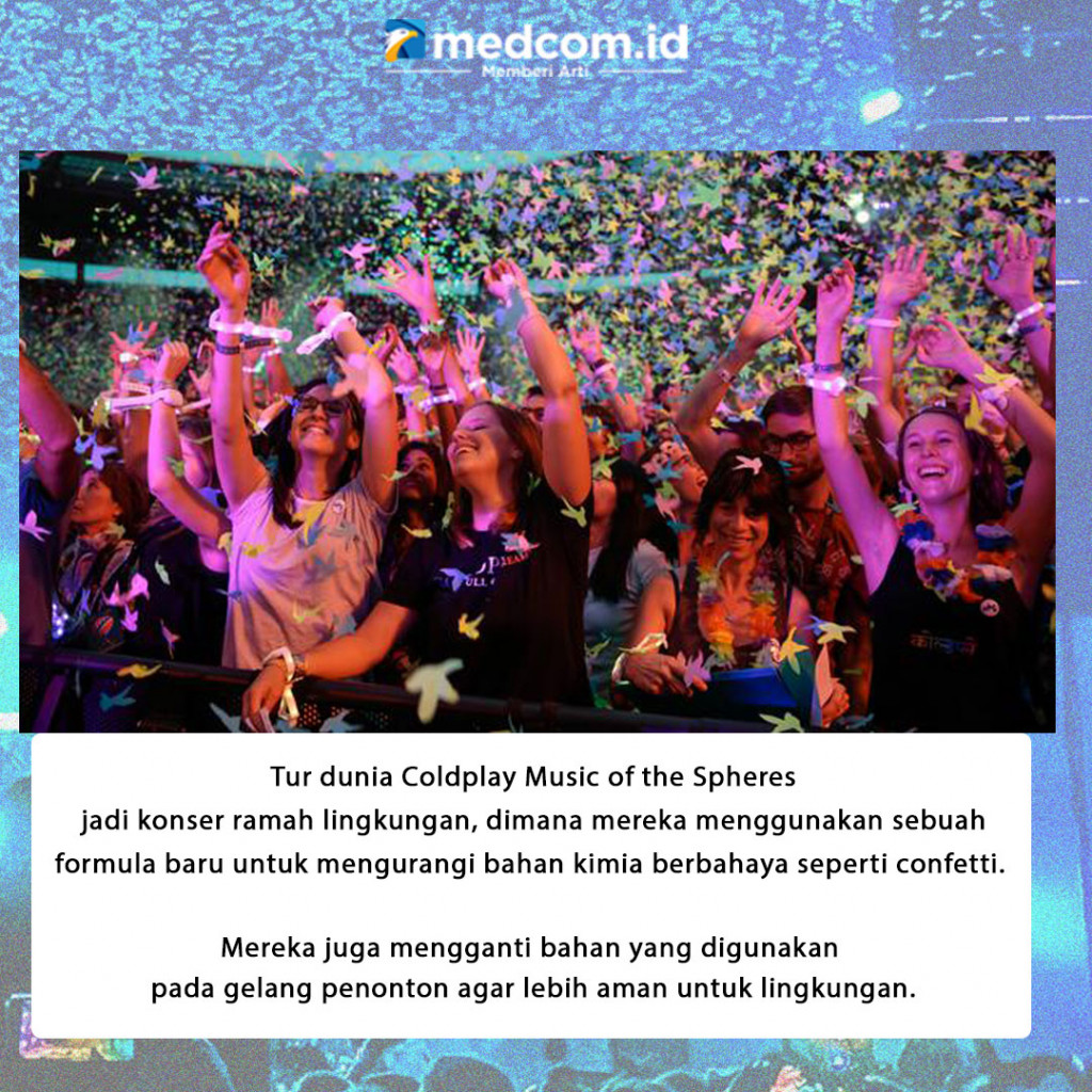 Fakta Menarik Konser Coldplay di Jakarta