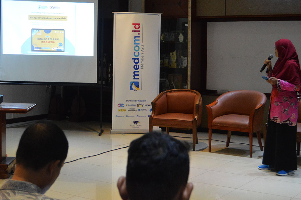 Dalam acara tersebut juga diluncurkan Katalog Beasiswa Indonesia oleh Ketua Forum Beasiswa Indonesia Sri Nur Hidayah. 