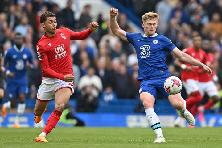 Chelsea gagal menorehkan poin penuh usai ditahan imbang Nottingham Forest 2-2 pada pekan ke-36 Liga Inggris di Stadion Stamford Bridge, London, Sabtu, 14 Mei 2023.