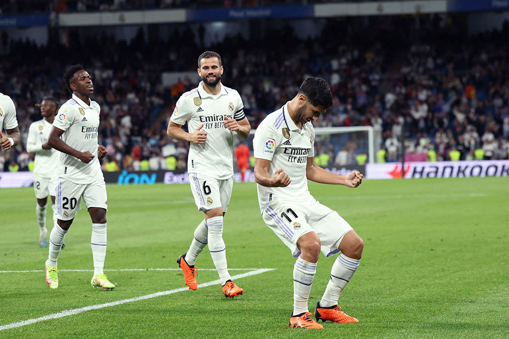 Real Madrid sukses memecah kebuntuan pada menit ke-70. Mendapat umpan dari Lucas Vazquez, Asensio melepas tembakan kaki kiri dari luar kotak penalti yang gagal dibendung David Soria. Skor menjadi 1-0.
