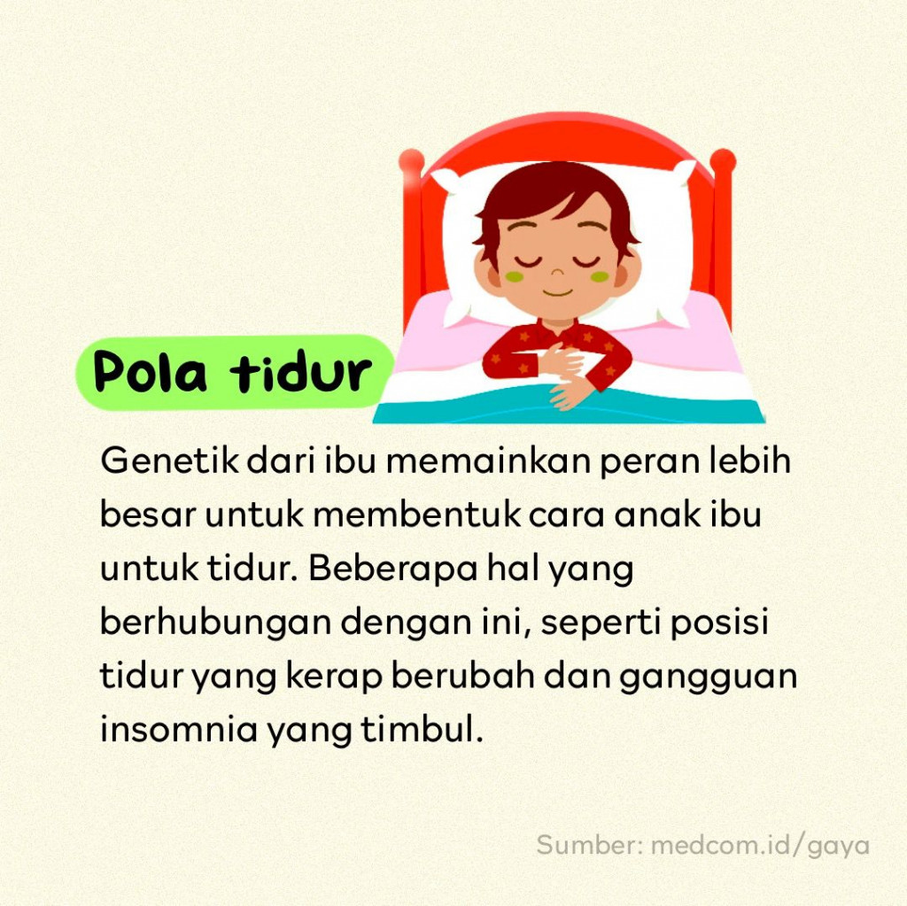 5 Sifat Ini Diturunkan dari Ibu Kepada Anaknya