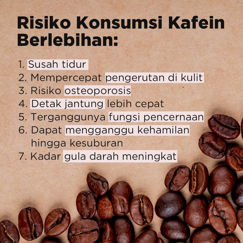 Manfaat dan Risiko Konsumsi Kafein bagi Tubuh