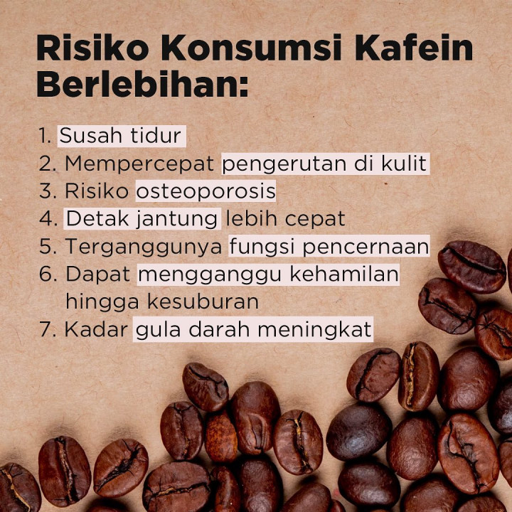 Manfaat dan Risiko Konsumsi Kafein bagi Tubuh