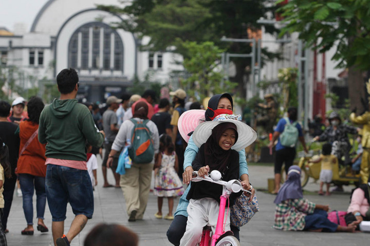 Pengunjung paling banyak ada area Lada, tepatnya dari pukul 10.00-12.00 WIB, yakni sebanyak 2.572 pengunjung.