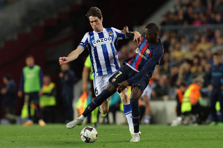 Barcelona takluk 1-2 saat menjamu Real Sociedad pada pekan ke-35 Liga Spanyol di Camp Nou pada Minggu, 21 Mei 2023 dini hari WIB.