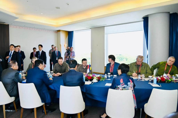 Presiden Jokowi menyampaikan dukungan terhadap perpanjangan Black Sea Grain Initiative.