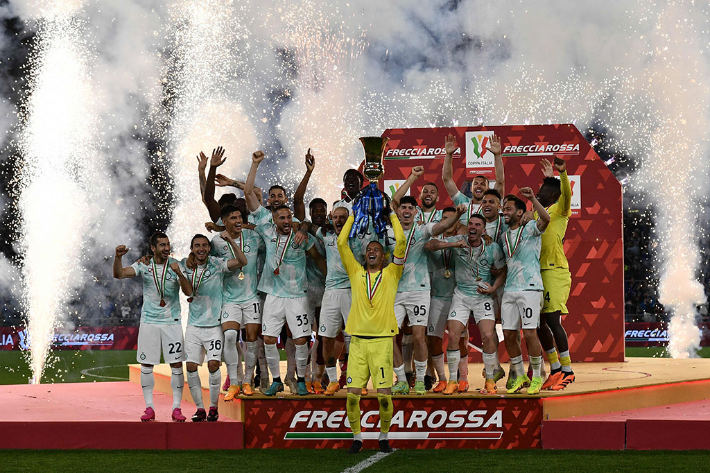Kemenangan ini sekaligus membuat Inter Milan mempertahankan gelar Piala Italia mereka setelah musim lalu mengalahkan Juventus di partai final.
