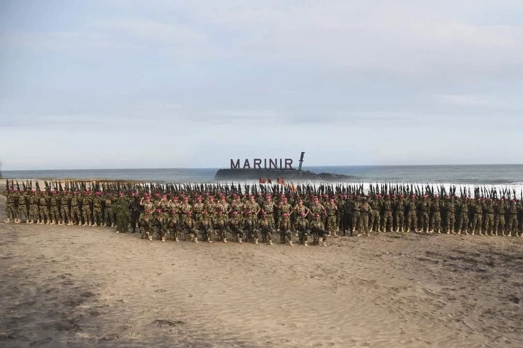 Dalam sambutannya Mayjen TNI (Mar) Nur Alamsyah menyampaikan bahwa penyematan baret ungu merupakan identitas prajurit petarung Korps Marinir TNI Angkatan Laut sekaligus sebagai pertanda dan titik awal lahirnya prajurit-prajurit muda yang militan dan mempunyai pola pikir dan pola tindak, sesuai dengan nilai-nilai luhur dan kehormatan sebagai prajurit baret ungu serta siap bertugas di setiap palagan bumi pertiwi.