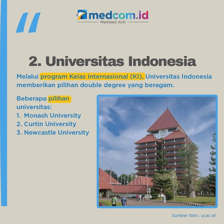 4 Kampus Indonesia yang Punya Program Double Degree