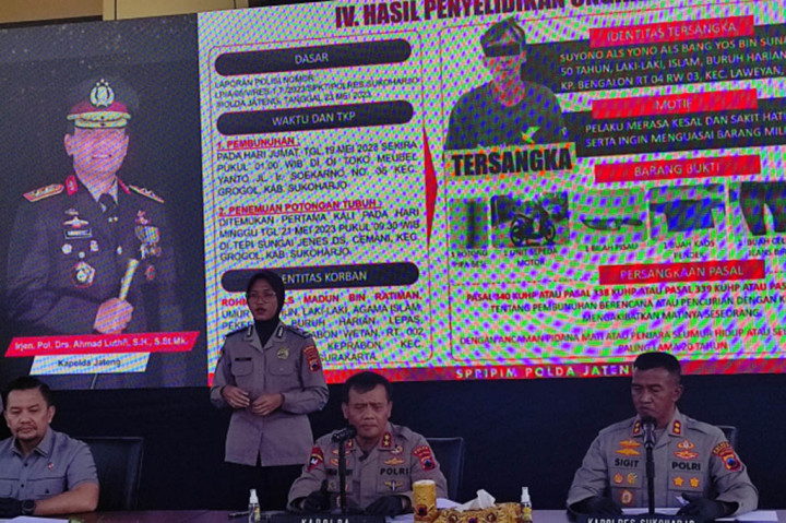 Kapolda Jateng Irjen Ahmad Luthfi dalam Konferensi Pers di Mako Polres Sukoharjo menegaskan, terdapat sejumlah motif terkait kasus yang terkuak lewat metode Scientific Crime Investigation tersebut.
