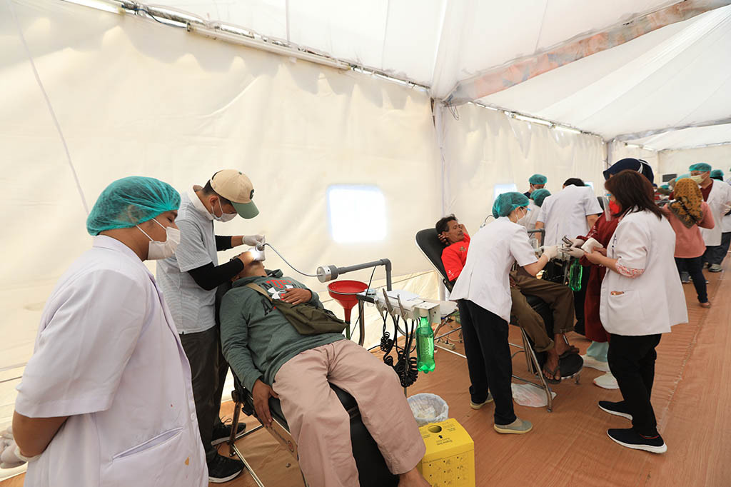 Ia menyampaikan tema Waisak dari Walubi 'Aktualisasi Beragama dalam Kehidupan Sehari-Hari'. 