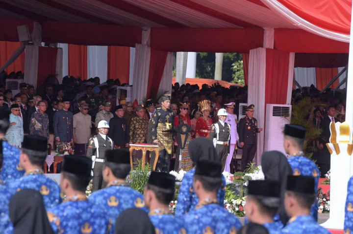 Sejumlah pejabat yang hadir dalam Upacara antara lain Wakil Presiden Ma'ruf Amin, para menteri Kabinet Indonesia Maju, Kapolri Jenderal Pol. Listyo Sigit Prabowo, Panglima TNI Laksamana Yudo Margono, Ketua DPR Puan Maharani, Ketua MPR Bambang Soesatyo dan Pj. Gubernur DKI Jakarta Heru Budi Hartono. Hadir pula Ketua Dewan Pengarah BPIP Megawati Soekarnoputri.