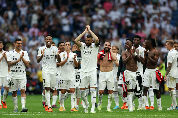 Real Madrid mendapatkan peluang emas untuk menyamakan kedudukan usai mendapatkan hadiah tendangan penalti karena Eder Militao dilanggar di kotak terlarang oleh Berchiche. Karim Benzema yang maju sebagai algojo sukses melaksanakan tugasnya dengan baik setelah tendangannya tak dapat dijangkau oleh Simon sehingga skor berubah menjadi 1-1 pada menit ke-72.