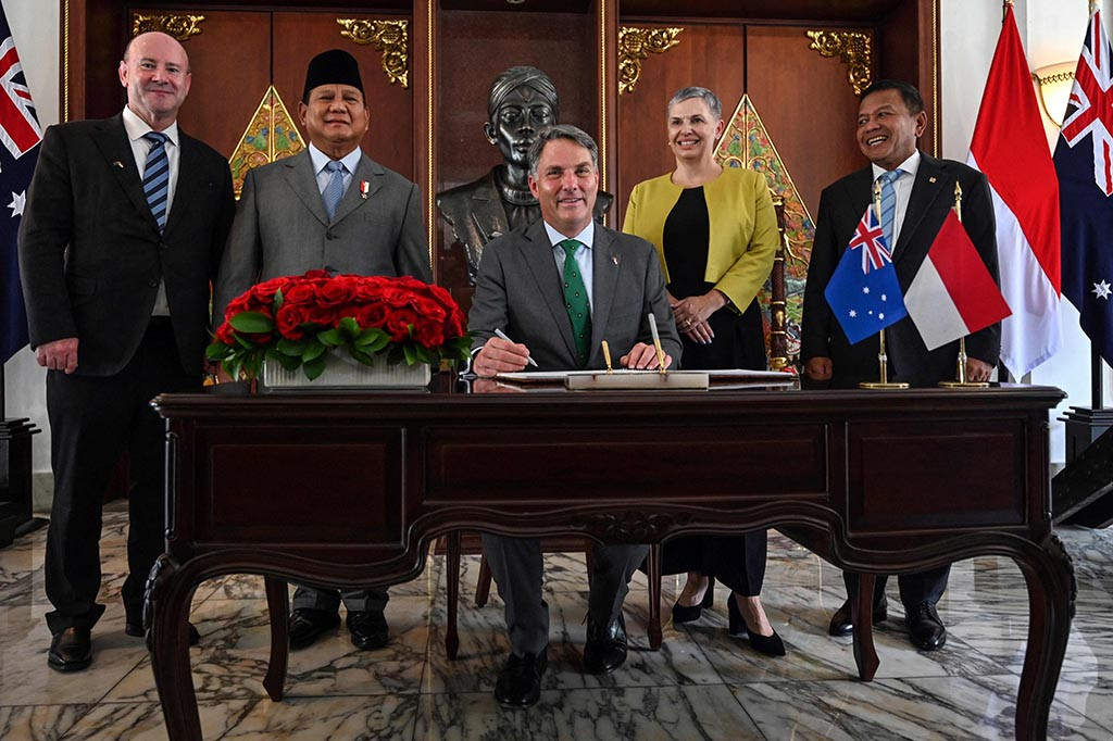 Kedua sejawat menteri sebelumnya juga sempat bertemu dalam Pertemuan 2+2 Menteri Luar Negeri dan Menteri Pertahanan Indonesia-Australia di Canberra, Australia, pada 8 Februari 2023.