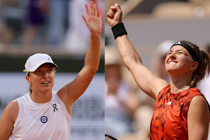 Juara bertahan sekaligus petenis peringkat satu dunia putri Iga Swiatek akan di tantang Karolina Muchova di final French Open, setelah kedua petenis tersebut menaklukkan lawan-lawannya pada pertandingan semifinal yang dimainkan Jumat, 9 Juni 2023 dini hari WIB.