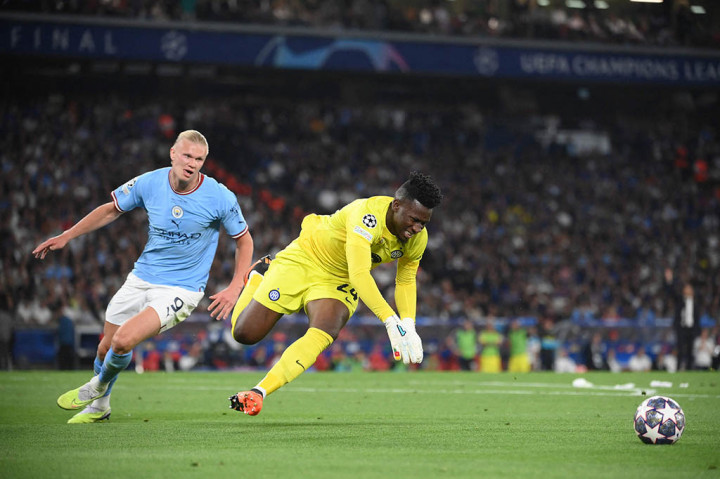 Manchester City sukses meraih treble winners usai menekuk Inter Milan dengan skor 1-0 pada final Liga Champions di Stadion Ataturk Olympic, Istanbul, Turki, Minggu, 11 Juni 2023 dini hari WIB.