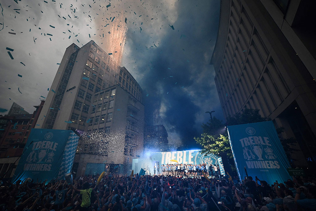 Setelah dua tahun lalu gagal di tangan Chelsea, sukses City dalam final kedua Liga Champions ini bahkan terasa manis karena menyaingi Manchester United sebagai tim Inggris yang memenangkan treble.