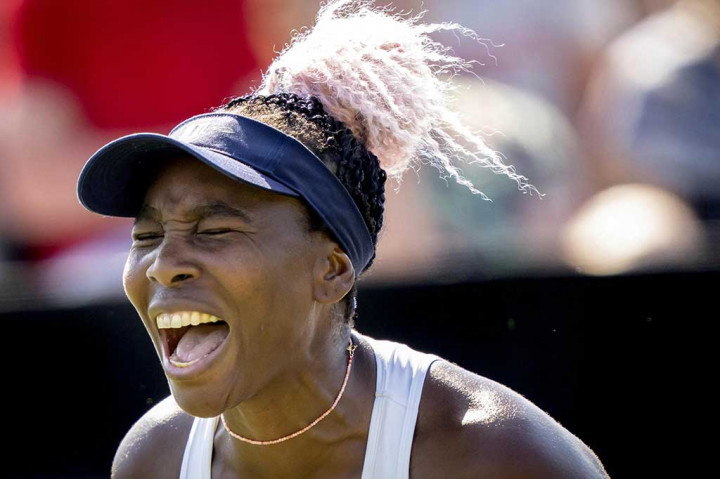 Venus Williams, yang memainkan pertandingan pertamanya sejak awal Januari lalu, kalah di babak pertama turnamen Libema Open di Rosmalen, Belanda, Selasa, 13 Juni 2023 waktu setempat.