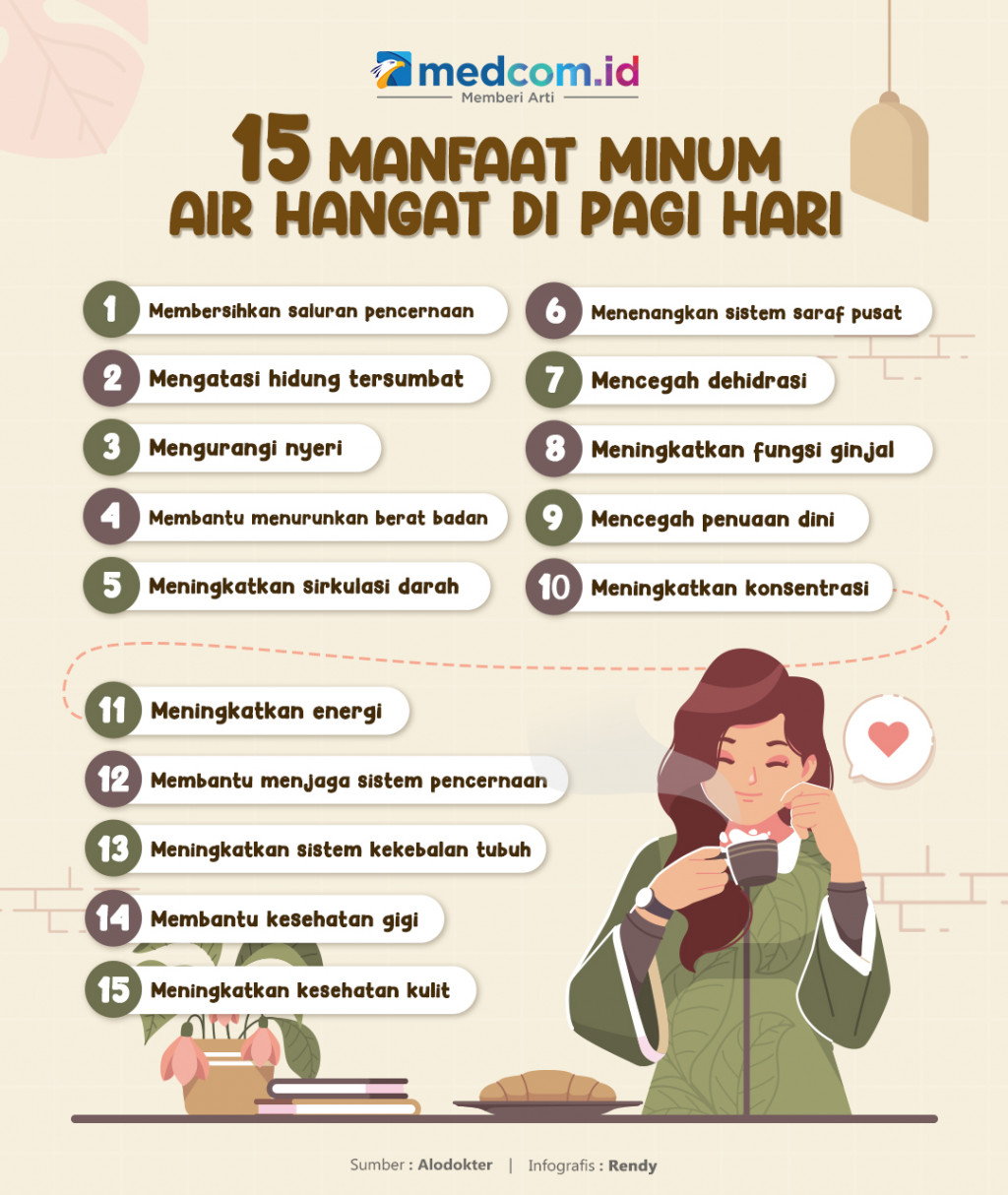 15 Manfaat Minum Air Hangat di Pagi Hari