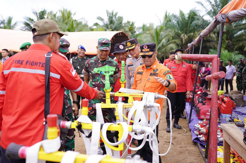 Ia mengaku, dari hasil inventarisir mereka lewat jalur udara bersama Danrem dan Dandim serta Kapolres tampak wilayah Muba terpantau clear dari kejadian kebakaran hutan.