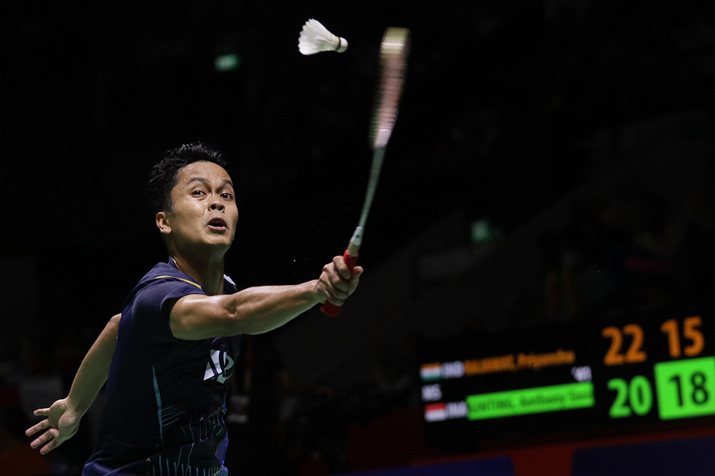Tunggal putra Anthony Sinisuka Ginting berhasil melewati pertandingan babak 16 besar Indonesia Open yang penuh tekanan, ketika ia menghadapi Priyanshu Rajawat yang merupakan pebulu tangkis cadangan asal India, Kamis, 15 Juni 2023.