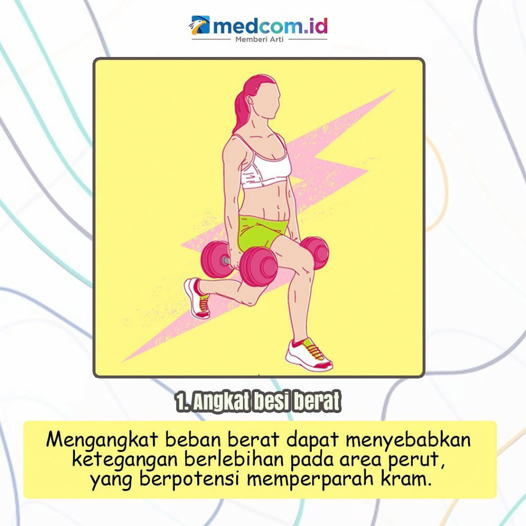 Hindari 3 Olahraga Ini saat Kamu Menstruasi