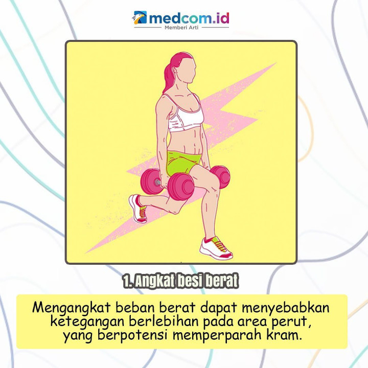 Hindari 3 Olahraga Ini saat Kamu Menstruasi