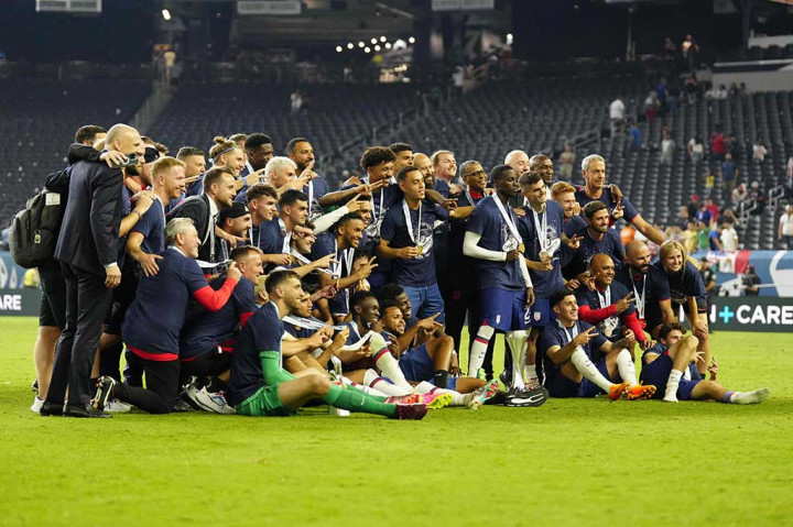 Kemenangan Amerika Serikat hadir berkat gol yang dicetak oleh Chris Richards serta Folarin Balogun pada babak pertama, demikian catatan Concacaf.