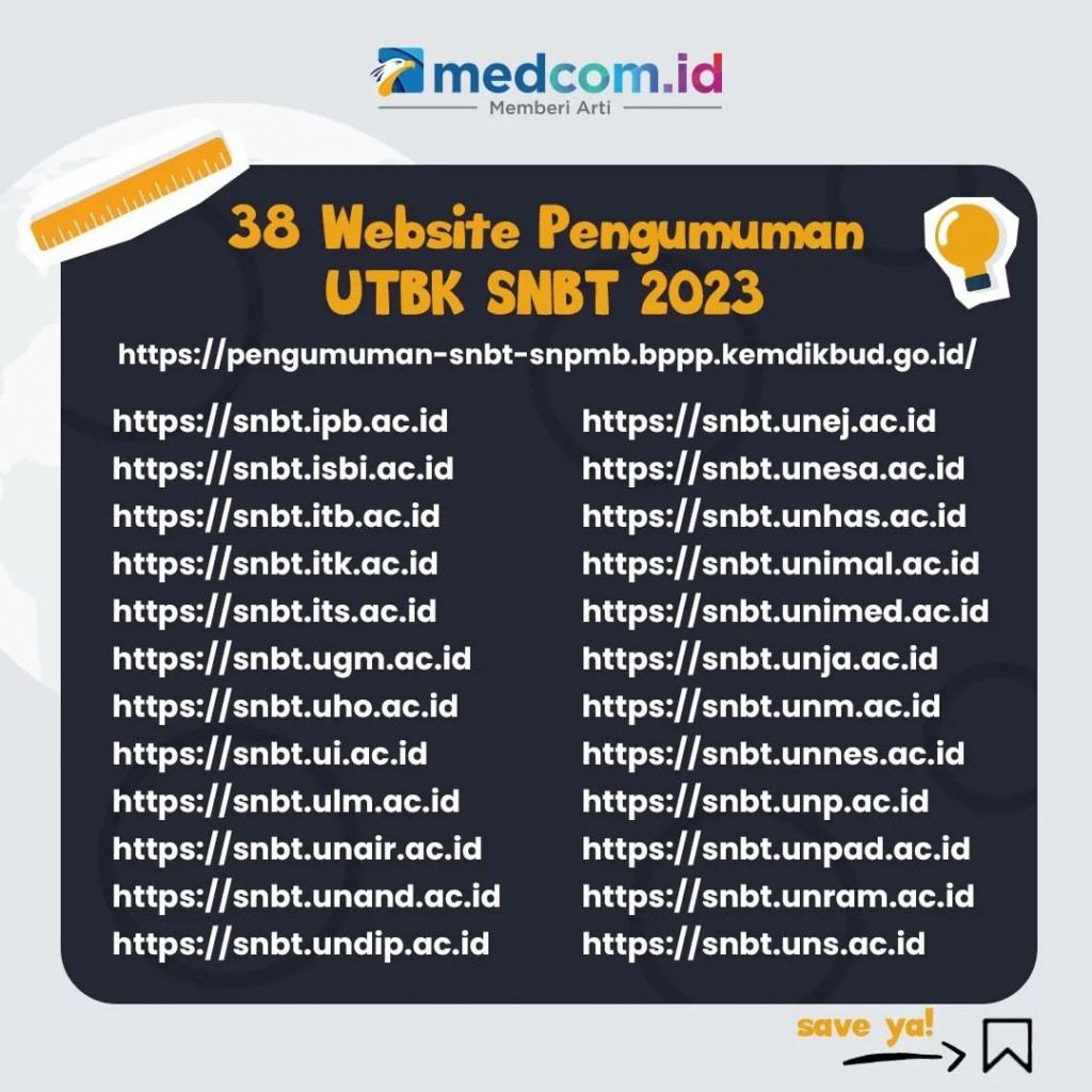 Pengumuman UTBK SNBT 2023 Bisa Dicek di Website Ini!