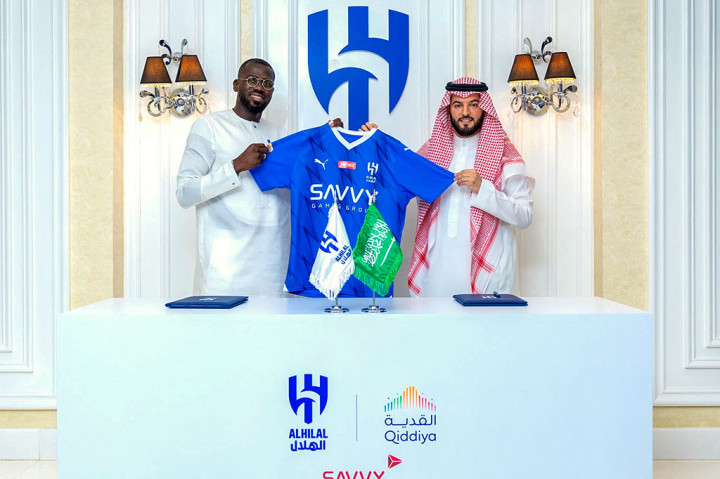 Kalidou Koulibaly resmi diumumkan berseragam klub Arab Saudi Al Hilal dengan kontrak tiga tahun sampai 2026.
