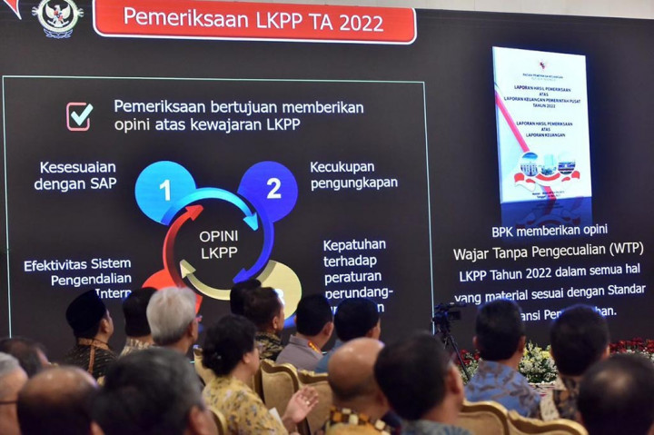 Presiden mengingatkan bahwa opini wajar tanpa pengecualian (WTP) bukanlah sebuah prestasi. Presiden menyebut WTP sebagai suatu kewajiban yang harus dijalankan oleh seluruh jajaran pemerintahan dalam mengelola dan menggunakan Anggaran Pendapatan dan Belanja Negara (APBN).