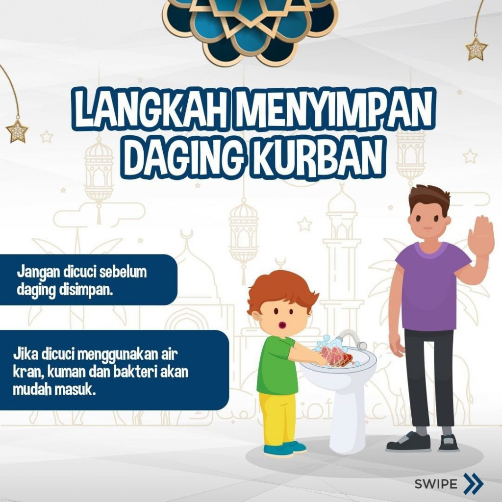 Langkah Menyimpan Daging Kurban