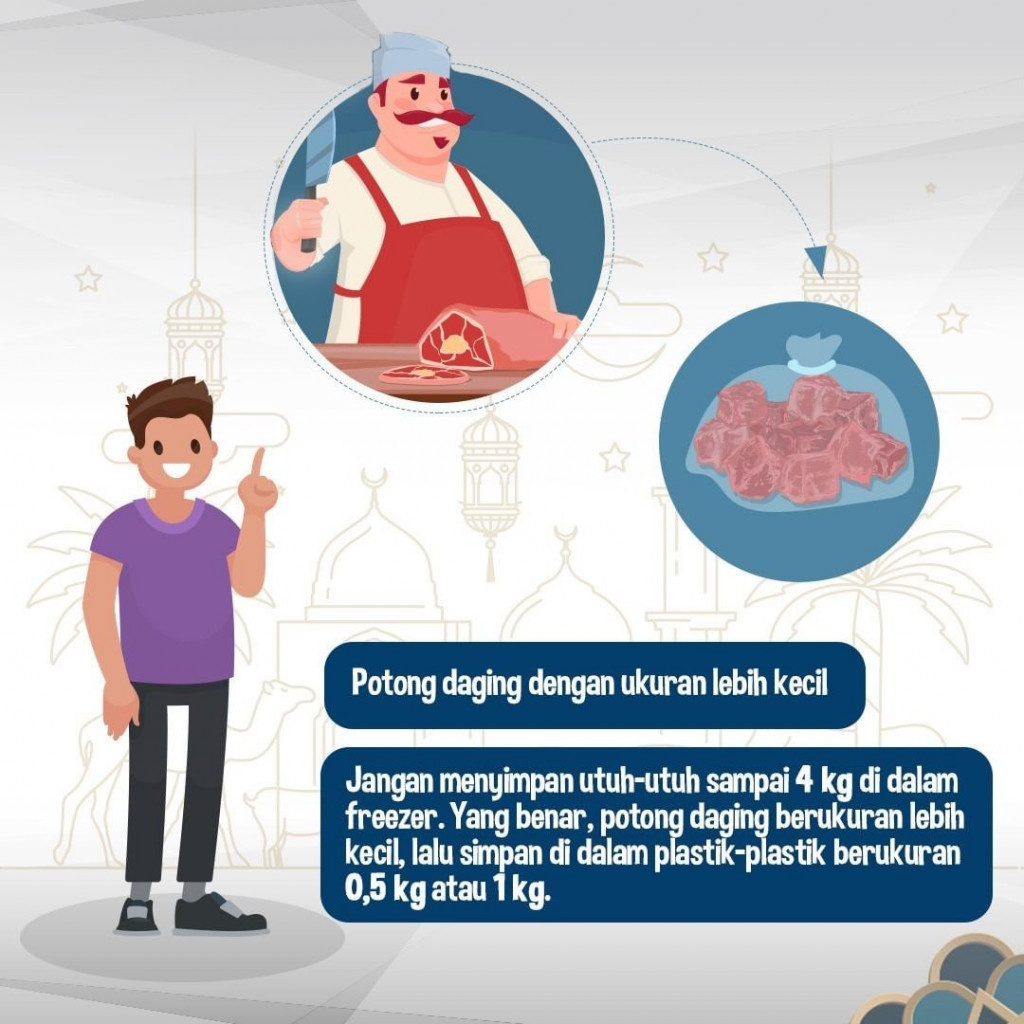 Langkah Menyimpan Daging Kurban