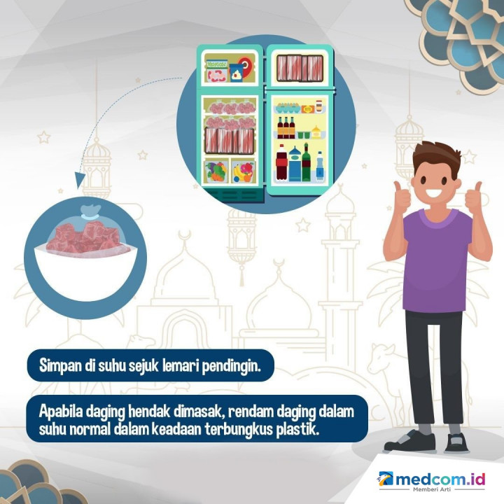 Langkah Menyimpan Daging Kurban