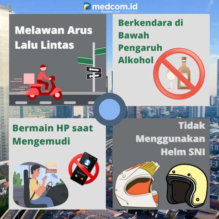 14 Pelanggaran yang Menjadi Sasaran Operasi Patuh Jaya