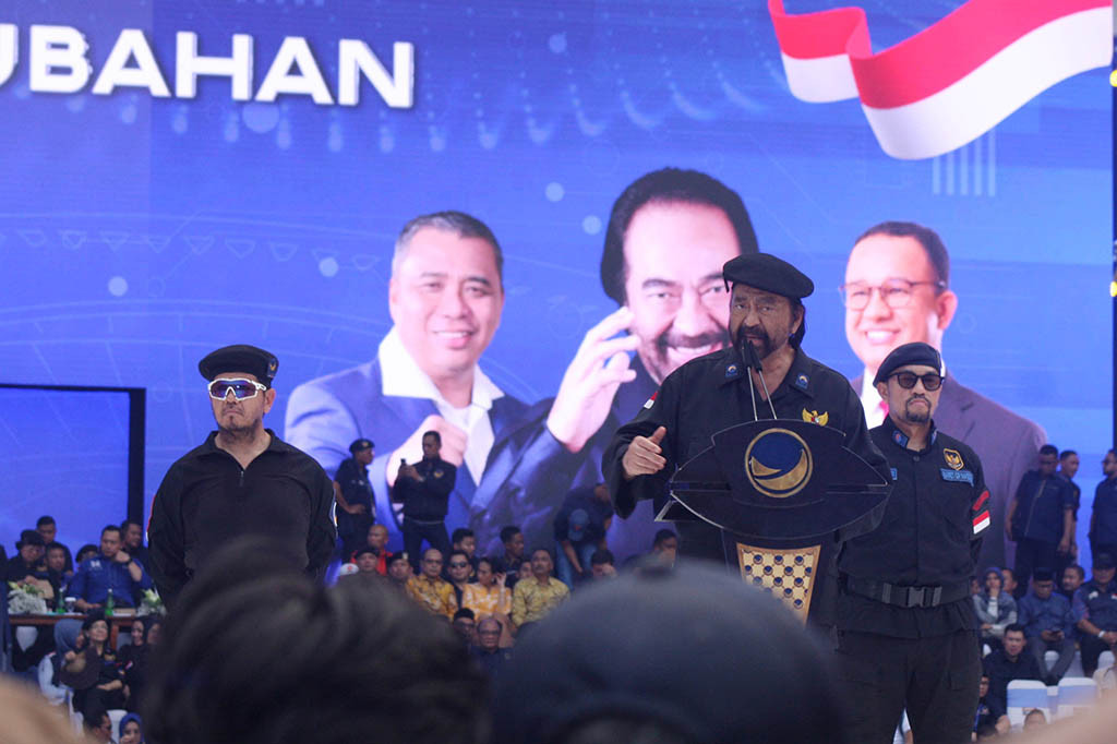 Surya Paloh menegaskan penyelenggara pemilu harus mampu menghadirkan kejujuran dan keadilan pada Pemilu 2024. Alasannya, kontestasi pemilihan presiden merupakan momentum untuk menghadirkan pemimpin yang mampu dan memberikan manfaat besar bagi rakyat.