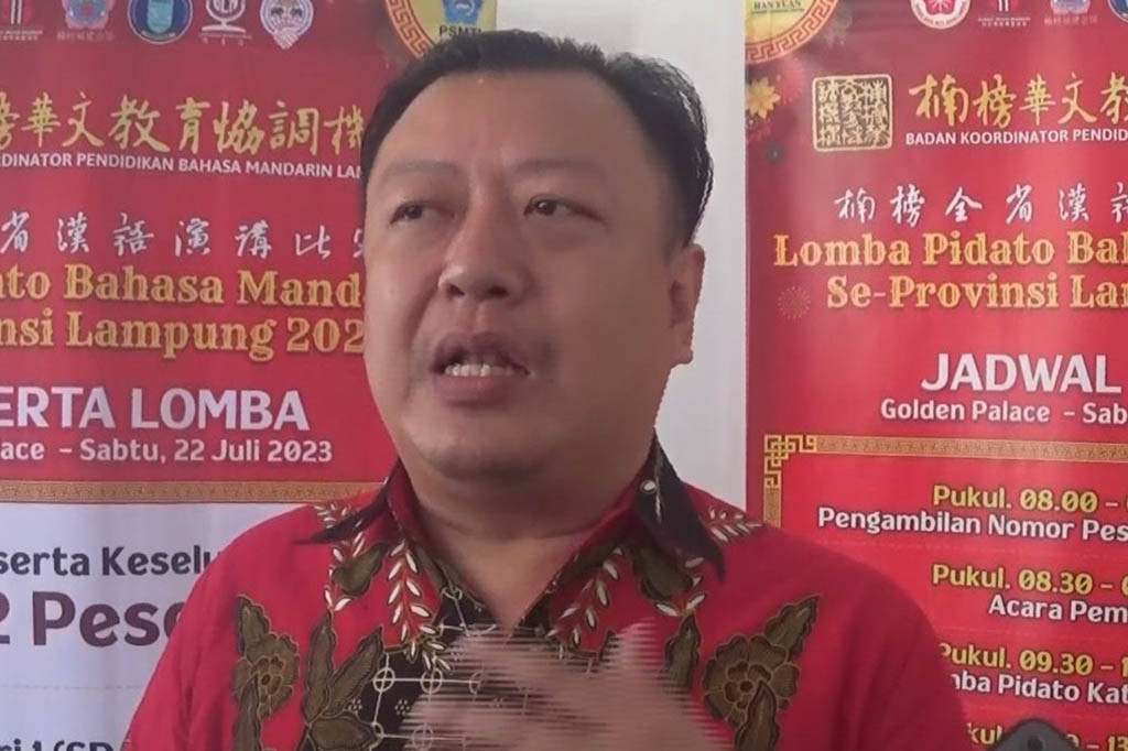 Steven mengklaim perlombaan pidato Bahasa Mandarin se-Provinsi Lampung tahun 2023 ini, merupakan terbesar dari lomba yang pernah ada. Karena peserta lomba tembus sebanyak 322 peserta.