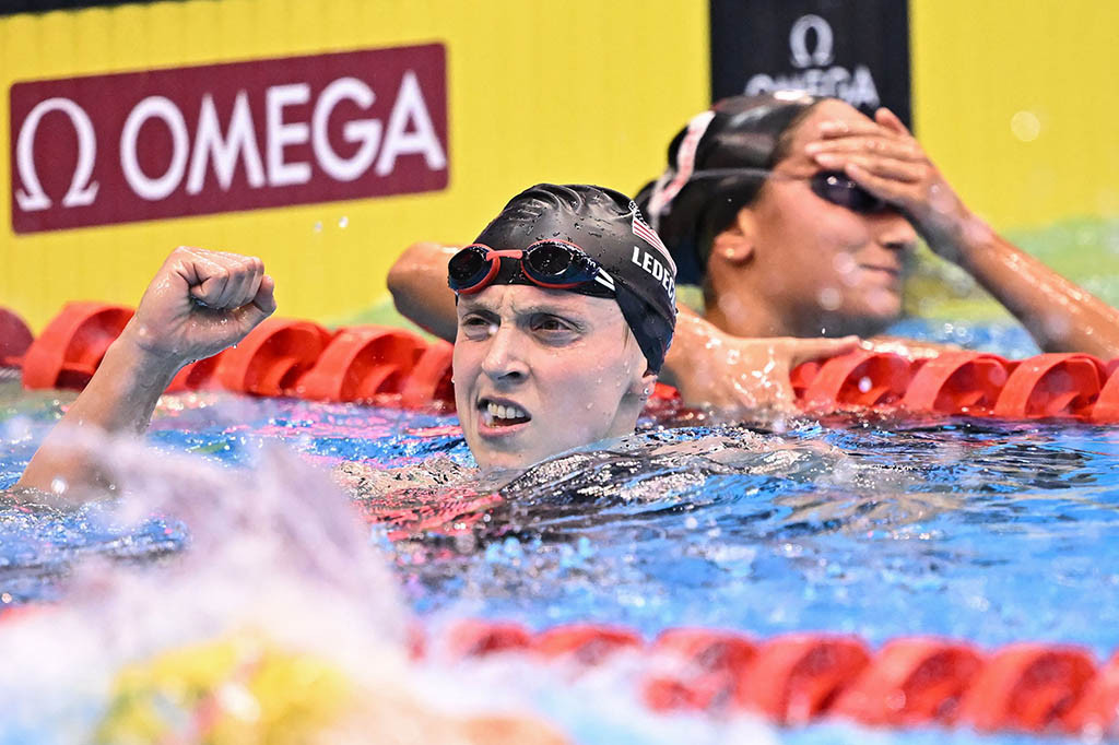 Ledecky mengklaim gelar dunia kelimanya dalam sebuah acara di mana dia mendominasi, setelah berenang 15 kali tercepat.