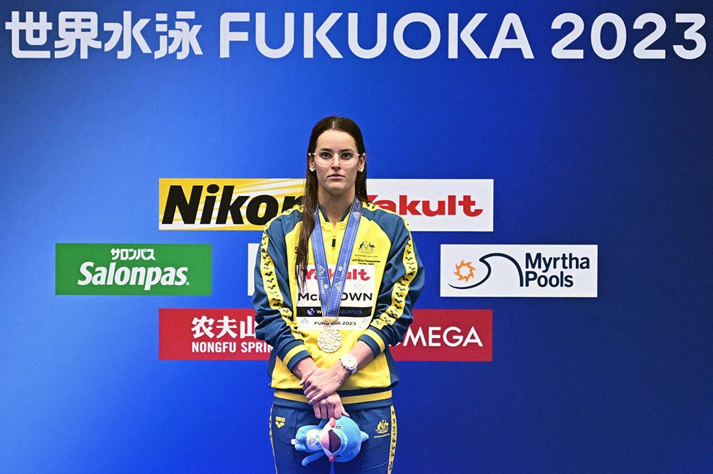 McKeown membunyikan tembakan peringatan dengan berenang untuk waktu tercepat ketiga di uji coba Australia tahun lalu.