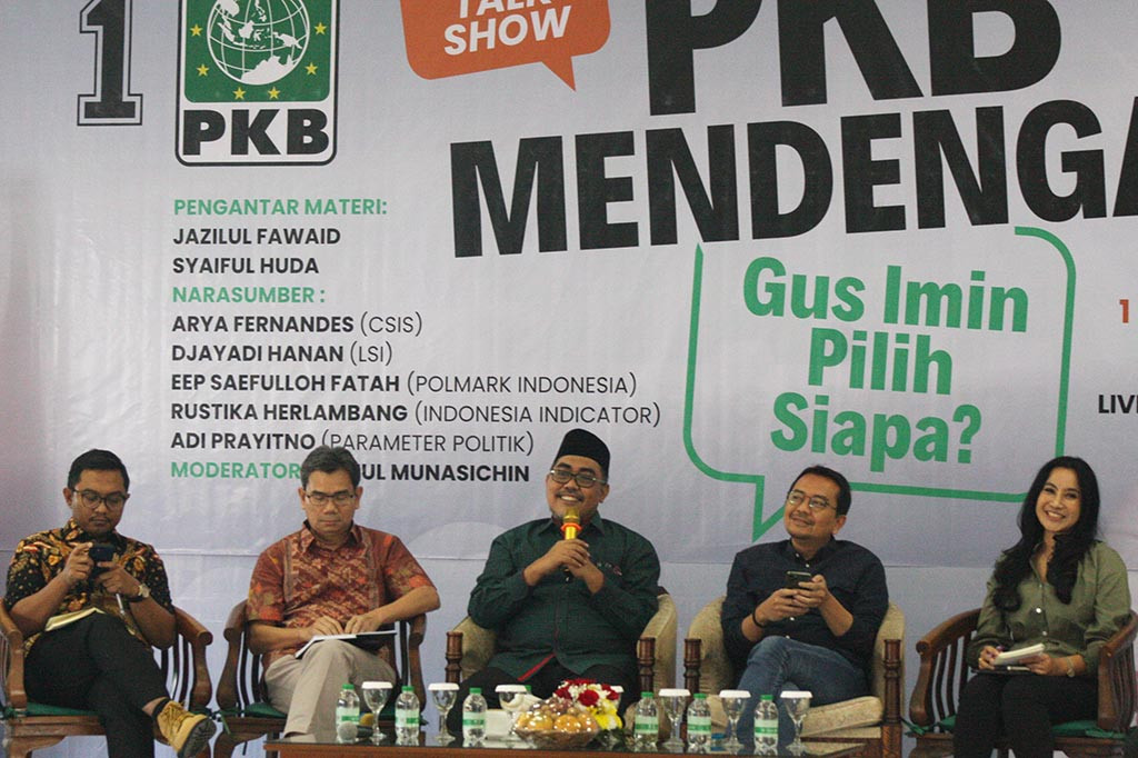 Dia menyatakan saat ini posisi dan sikap PKB sudah jelas, yakni berkoalisi dengan Partai Gerindra dan ditambah satu partai lagi Partai Bulan Bintang (PBB) yang baru saja mendeklarasikan dukungan kepada Prabowo Subianto sebagai bakal capres.