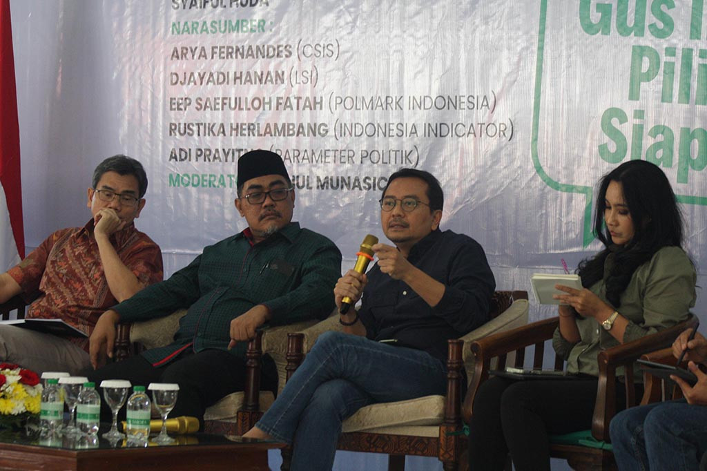 Penegasan itu disampaikan Gus Jazil saat menjadi narasumber pada kegiatan Talk Show PKB Mendengar dengan tema 'Gus Muhaimin pilih siapa?'.