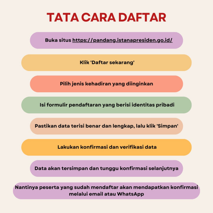 Tata Cara dan Syarat Mendaftar Jadi Peserta Upacara 17 Agustus 2023 di Istana Negara