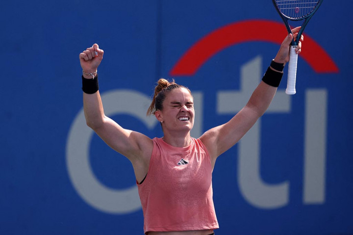 Sakkari peringkat sembilan, dipaksa bermain dua kali pada Jumat karena hujan pada Kamis di turnamen lapangan keras WTA dan ATP, mencapai final pertamanya sejak kalah dari Pegula Oktober lalu di Guadalajara.