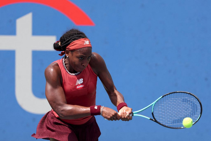 Bintang AS Coco Gauff merebut gelar WTA keempat dalam kariernya dengan menjuarai Mubadala Citi DC Open di Washington, Minggu, 6 Agustus 2023 waktu setempat, setelah mengalahkan petenis Yunani Maria Sakkari 6-2, 6-3
