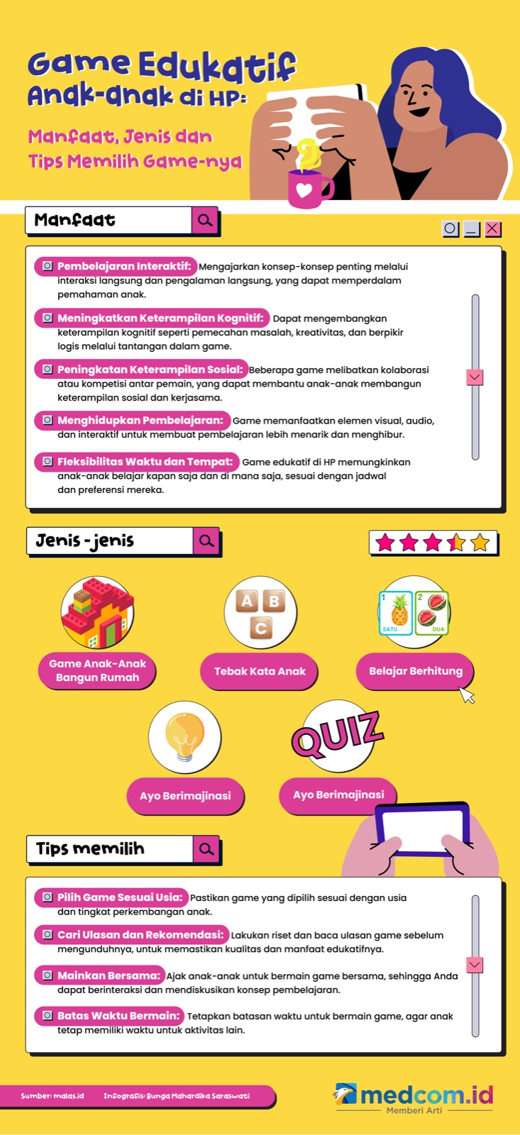 Game Edukatif Anak-anak di HP: Manfaat, Jenis dan Tips Memilih Game-nya