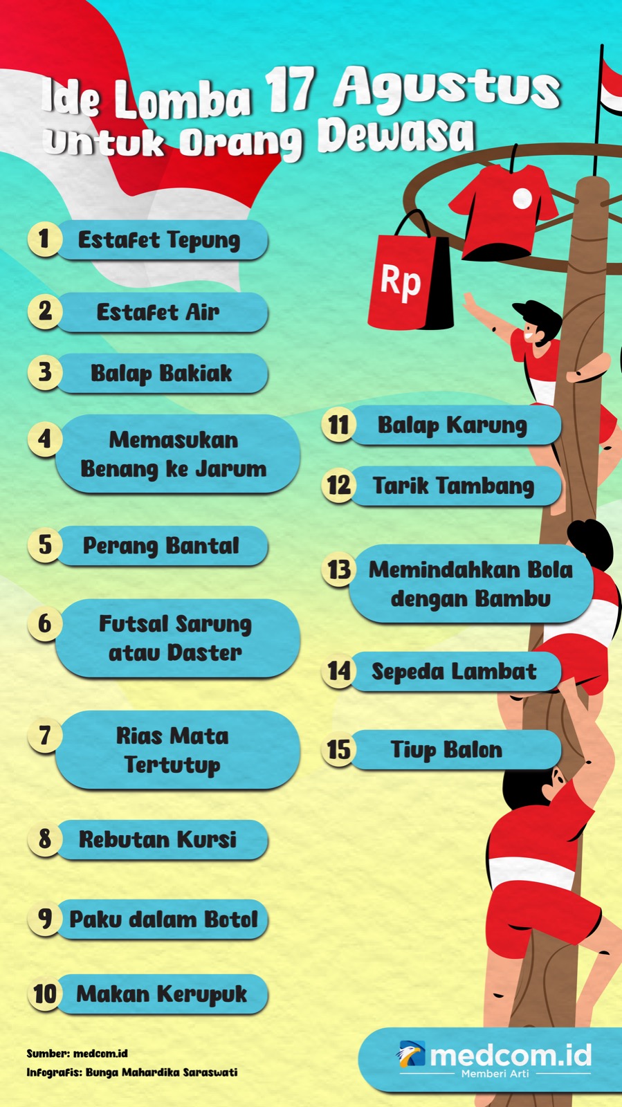 Ide Lomba 17 Agustus untuk Orang Dewasa
