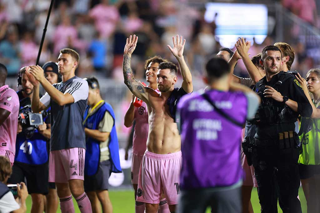 Miami akan menghadapi pemenang laga perempat final antara Philadelphia Union dan klub Meksiko Queretaro, yang juga dimainkan di hari yang sama.