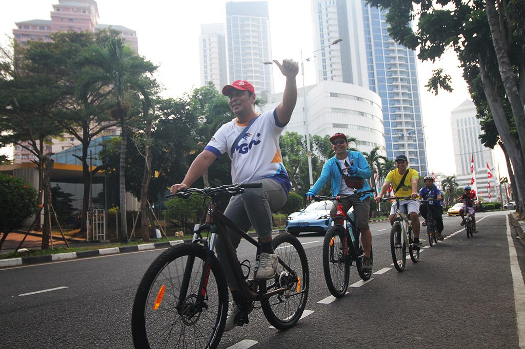 Adapun rute gowes di mulai dari Kompleks Media Group menuju Puri Indah dan kembali lagi ke Kompleks Media Group, Kedoya, Jakarta Barat.