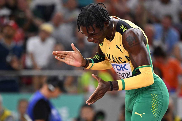 Antonio Watson dari Jamaika memenangi emas di nomor 400m putra Kejuaraan Atletik Dunia di Budapest pada hari Kamis, 24 Agustus 2023 waktu setempat.