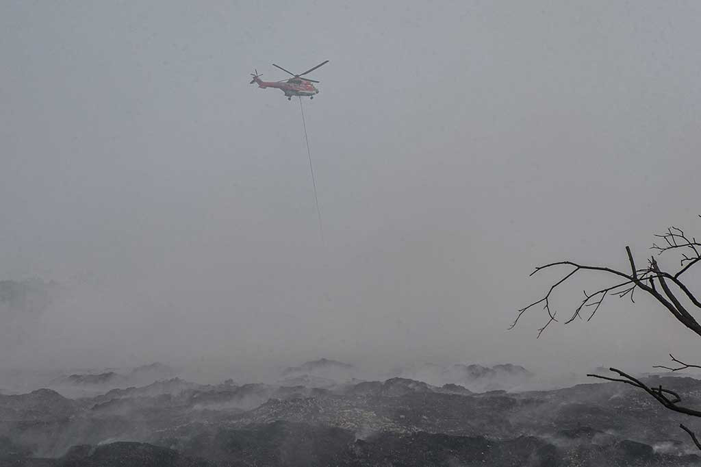 Kondisi TPA Sarimukti, kata Yusuf, kini berangsur membaik dengan sejumlah titik api mulai bisa dipadamkan, meskipun belum sepenuhnya selesai dan pulih dengan beberapa titik api yang masih menyala.